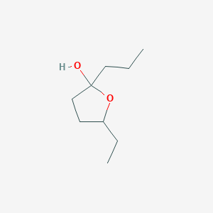 5-Ethyl-2-propyltetrahydrofuran-2-ol