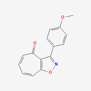 3-(4-methoxyphenyl)-4H-cyclohepta[d]isoxazol-4-one