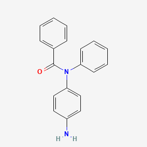 molecular formula C19H16N2O B1288819 N-(4-氨基苯基)-N-苯基苯甲酰胺 CAS No. 73333-83-2