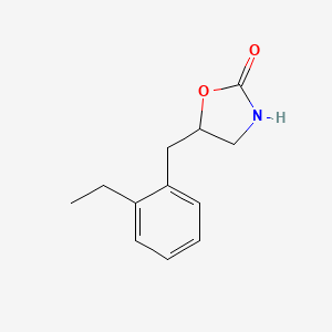 5-((2-Ethylphenyl)methyl)-2-oxazolidinone