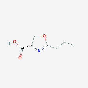 (4S)-2-propyl-4,5-dihydro-1,3-oxazole-4-carboxylic acid