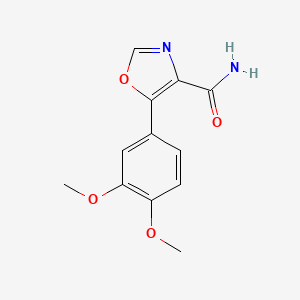 5-(3,4-Dimethoxyphenyl)-1,3-oxazole-4-carboxamide