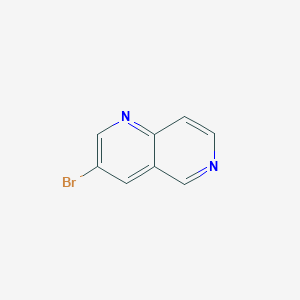 molecular formula C8H5BrN2 B1288835 3-溴-1,6-萘啶 CAS No. 17965-73-0