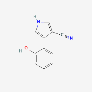 4-(2-Hydroxyphenyl)-1H-pyrrole-3-carbonitrile