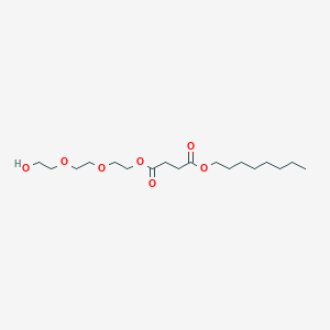 2-[2-(2-Hydroxyethoxy)ethoxy]ethyl octyl butanedioate