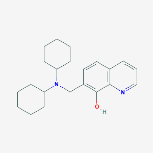 7-((Dicyclohexylamino)methyl)quinolin-8-ol