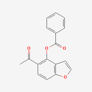 5-Acetyl-1-benzofuran-4-yl benzoate