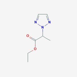 Ethyl 2-(2H-1,2,3-triazol-2-yl)propanoate