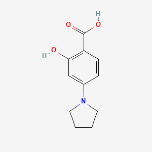 2-Hydroxy-4-(pyrrolidin-1-yl)benzoic acid