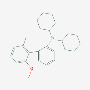 Dicyclohexyl(2'-methoxy-6'-methyl-[1,1'-biphenyl]-2-yl)phosphine