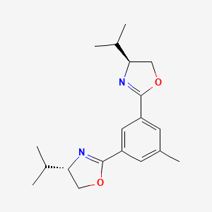 (4S,4'S)-2,2'-(5-Methyl-1,3-phenylene)bis(4-isopropyl-4,5-dihydrooxazole)