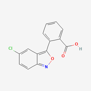 2-(5-Chloro-2,1-benzoxazol-3-yl)benzoic acid