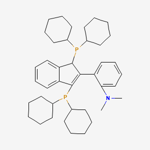 2-(1,3-Bis(dicyclohexylphosphino)-1H-inden-2-yl)-N,N-dimethylaniline