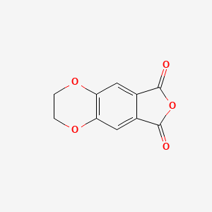 molecular formula C10H6O5 B12888589 2,3-Dihydro-[1,4]dioxino[2,3-f]isobenzofuran-6,8-dione 