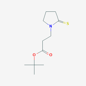 tert-Butyl 3-(2-sulfanylidenepyrrolidin-1-yl)propanoate