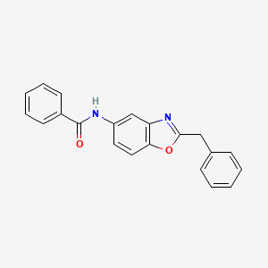 N-(2-benzyl-1,3-benzoxazol-5-yl)benzamide