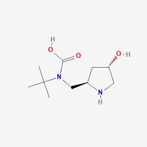 tert-Butyl(((2R,4S)-4-hydroxypyrrolidin-2-yl)methyl)carbamic acid