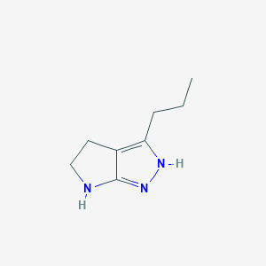 3-Propyl-1,2,4,5-tetrahydropyrrolo[2,3-c]pyrazole