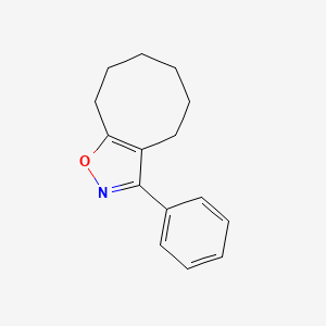 3-Phenyl-4,5,6,7,8,9-hexahydrocycloocta[d][1,2]oxazole