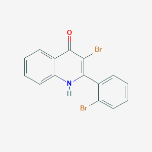 3-Bromo-2-(2-bromophenyl)quinolin-4(1h)-one