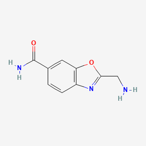 2-(Aminomethyl)benzo[d]oxazole-6-carboxamide