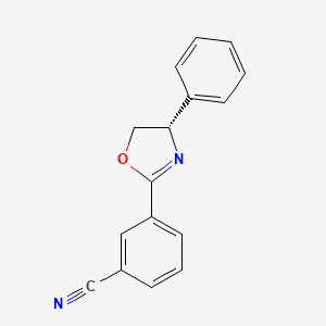 (S)-3-(4-Phenyl-4,5-dihydrooxazol-2-yl)benzonitrile