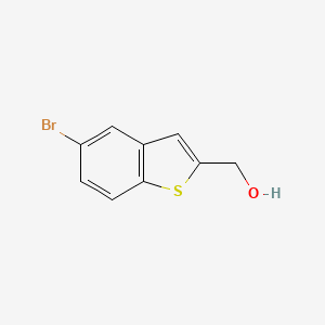 molecular formula C9H7BrOS B1288876 (5-溴苯并[b]噻吩-2-基)-甲醇 CAS No. 13771-72-7