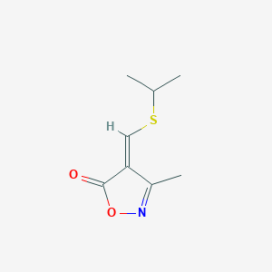 (E)-4-((Isopropylthio)methylene)-3-methylisoxazol-5(4H)-one