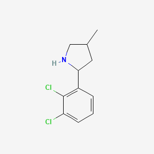 2-(2,3-Dichlorophenyl)-4-methylpyrrolidine