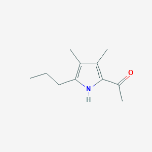 1-(3,4-dimethyl-5-propyl-1H-pyrrol-2-yl)ethanone