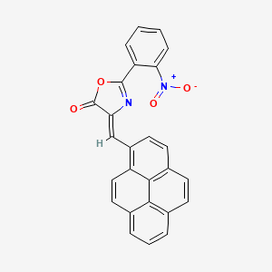 2-(2-Nitrophenyl)-4-(pyren-1-ylmethylene)oxazol-5(4H)-one