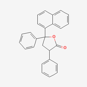 5-(Naphthalen-1-yl)-3,5-diphenyldihydrofuran-2(3h)-one