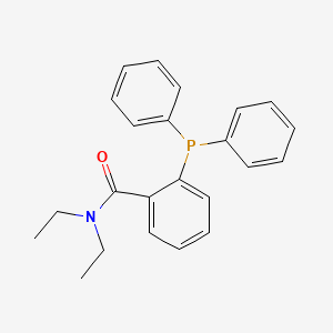 molecular formula C23H24NOP B12888869 2-(Diphenylphosphanyl)-N,N-diethylbenzamide CAS No. 143024-49-1