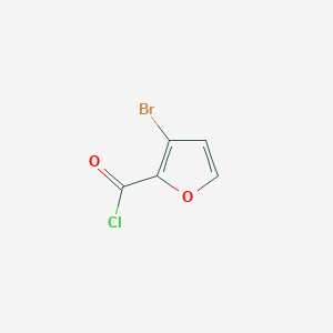 molecular formula C5H2BrClO2 B1288889 3-溴呋喃-2-甲酰氯 CAS No. 58777-57-4