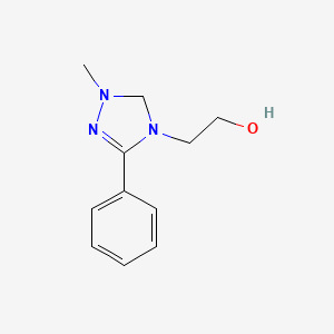 2-(1-Methyl-3-phenyl-1,5-dihydro-4H-1,2,4-triazol-4-yl)ethan-1-ol