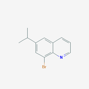 molecular formula C12H12BrN B1288895 8-Bromo-6-isopropyl-quinoline CAS No. 159925-41-4