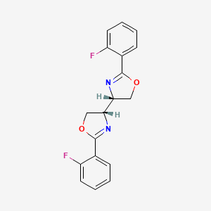 (4S,4'S)-2,2'-Bis(2-fluorophenyl)-4,4',5,5'-tetrahydro-4,4'-bioxazole