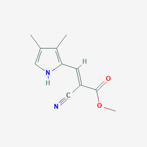 Methyl 2-cyano-3-(3,4-dimethyl-1H-pyrrol-2-yl)acrylate