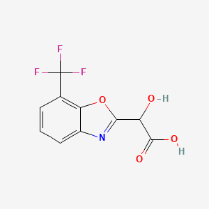 2-(Carboxy(hydroxy)methyl)-7-(trifluoromethyl)benzo[d]oxazole