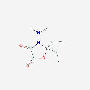 3-(Dimethylamino)-2,2-diethyloxazolidine-4,5-dione