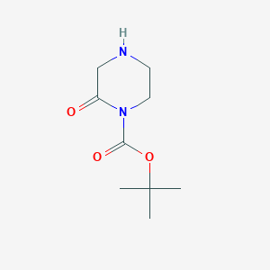 molecular formula C9H16N2O3 B1288903 叔丁基 2-氧代哌嗪-1-甲酸酯 CAS No. 889958-14-9