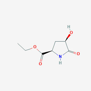 (2R,4R)-Ethyl 4-hydroxy-5-oxopyrrolidine-2-carboxylate