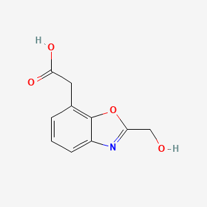 2-(Hydroxymethyl)benzo[d]oxazole-7-acetic acid