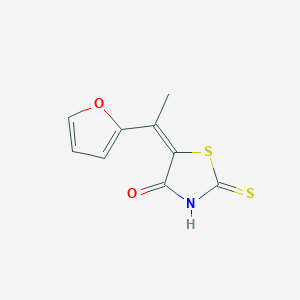 5-(1-(Furan-2-yl)ethylidene)-2-thioxothiazolidin-4-one