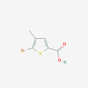 molecular formula C6H5BrO2S B1288914 5-Bromo-4-methylthiophene-2-carboxylic acid CAS No. 54796-53-1
