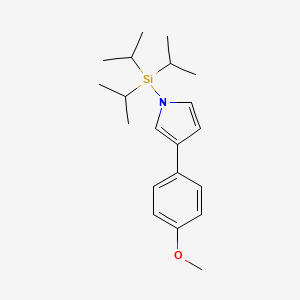 1H-Pyrrole, 3-(4-methoxyphenyl)-1-[tris(1-methylethyl)silyl]-