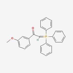 1-(3-Methoxyphenyl)-2-(triphenyl-lambda~5~-phosphanylidene)ethan-1-one