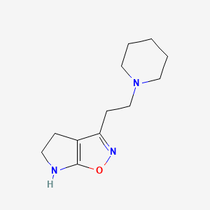 3-(2-piperidin-1-ylethyl)-4,5-dihydro-2H-pyrrolo[3,2-d][1,2]oxazole