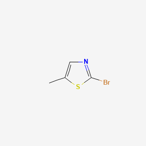 molecular formula C4H4BrNS B1288931 2-Bromo-5-methylthiazole CAS No. 41731-23-1