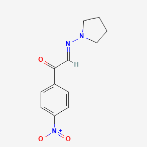 4'-Nitro-2-(1-pyrrolidinylimino)acetophenone